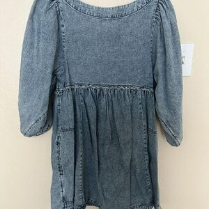 Free people Get Obsessed Denim Mini dress